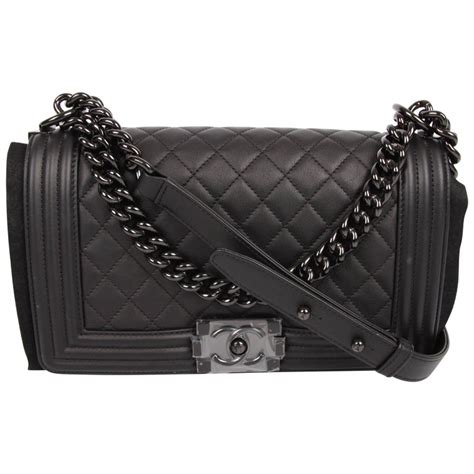 chanell black boy chanel|chanel black crossbody.